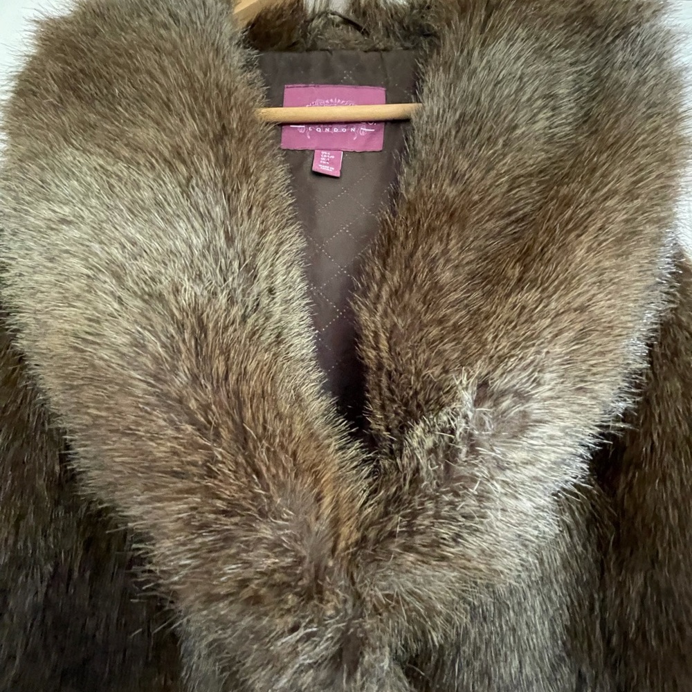 Savile Row of London Faux Fur Vest
